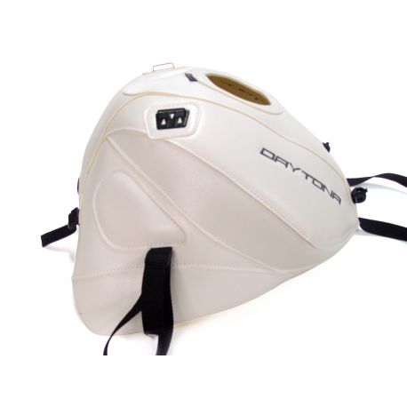 Tapis de reservoir BAGSTER TRIUMPH 675 DAYTONA R 2013 BLANC