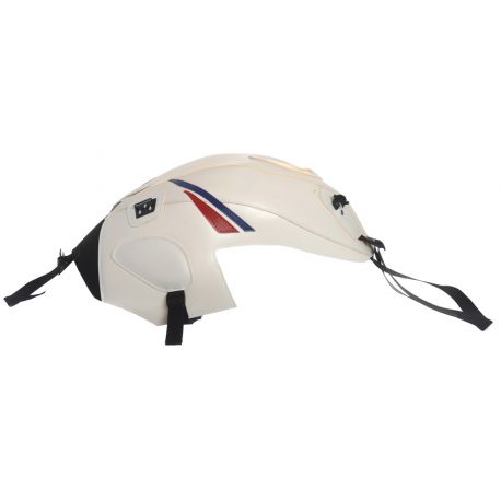 Tapis de reservoir BAGSTER HONDA CB650F 2014 BLANC DECO ROUGE-BLEU
