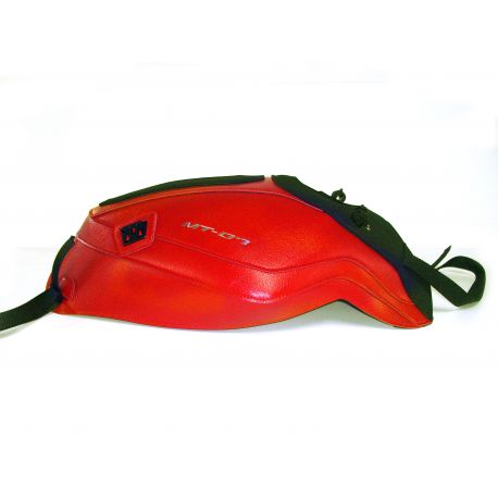 Tapis de reservoir BAGSTER YAMAHA MT 07 2014 ROUGE/NOIR MAT