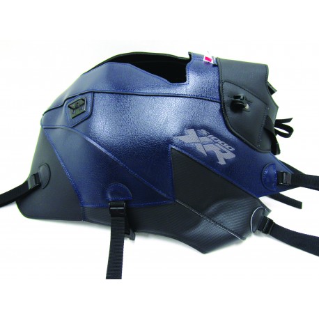 Tapis de reservoir BAGSTER BMW S1000RX 2017 MARINE/NOIR MAT GRAINE/CARBONE