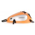 Tapis de reservoir BAGSTER DUCATI 800 SCRAMBLER 2016 ORANGE NAMIBIA/ARGENT/BANDE NOIR
