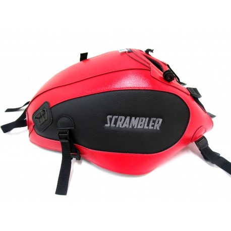 Tapis de reservoir BAGSTER DUCATI 800 SCRAMBLER 2017 ROUGE/FLANC NOIR MAT GRAINE