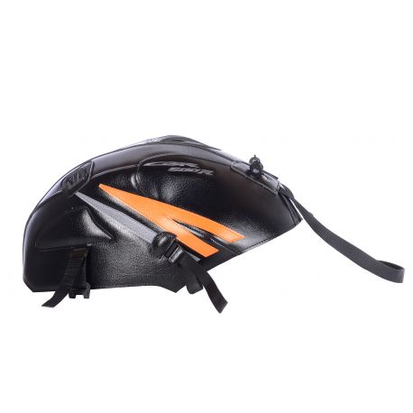 Tapis de reservoir BAGSTER HONDA CBR500R 2016 NOIR/ORANGE CLAIR/GLACIER