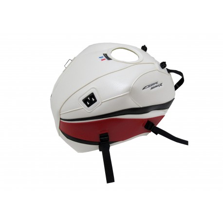 Tapis de reservoir BAGSTER HONDA CBR500R 2017 BLANC/DÉCO ROUGE/NOIR