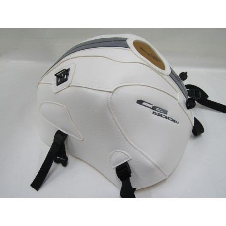 Tapis de reservoir BAGSTER HONDA CB500F 2017 BLANC/BANDE ACIER