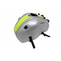 Tapis de reservoir BAGSTER HONDA CB500F 2018 ARGENT/DÉCO JAUNE FLUO/LISERET JAUNE FLUO