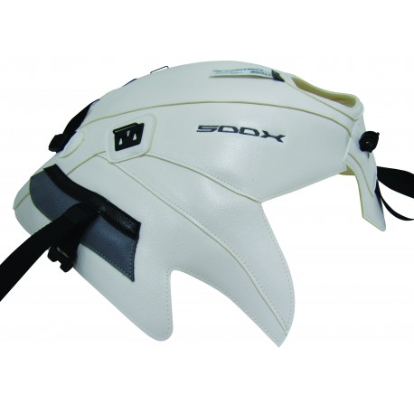 Tapis de reservoir BAGSTER HONDA CB500X 2016 BLANC/NOIR/ACIER