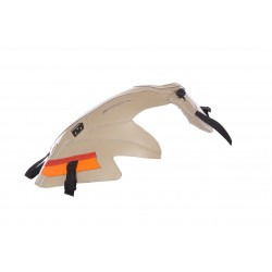 Tapis de reservoir BAGSTER HONDA CB500X 2015-2023 SABLE/DECO VERMILLON NACRE/ORANGE CLAIR