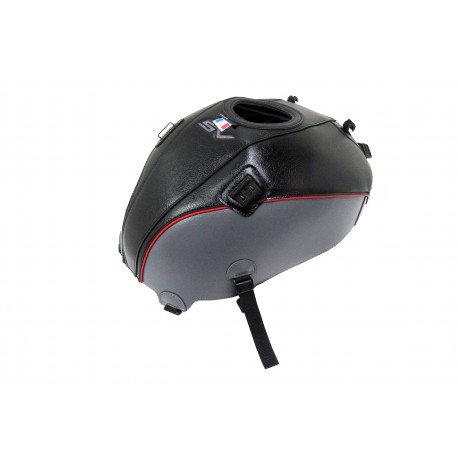 Tapis de reservoir BAGSTER SUZUKI SV650 2018 NOIR/ORAGE/LISERÉ ROUGE
