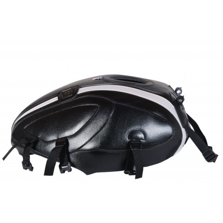 Tapis de reservoir BAGSTER YAMAHA XSR 900 2017 NOIR MAT GRAINÉ/NOIR/DÉCO ARGENT