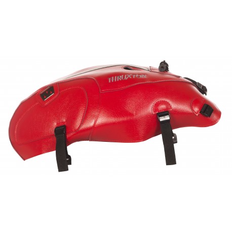 Tapis de reservoir BAGSTER TRIUMPH 1200 THRUXTON 2016 ROUGE/BANDE ARGENT