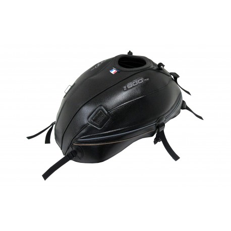 Tapis de reservoir BAGSTER KAWASAKI Z900RS 2018-2019 NOIR/LISERET ACIER/OR