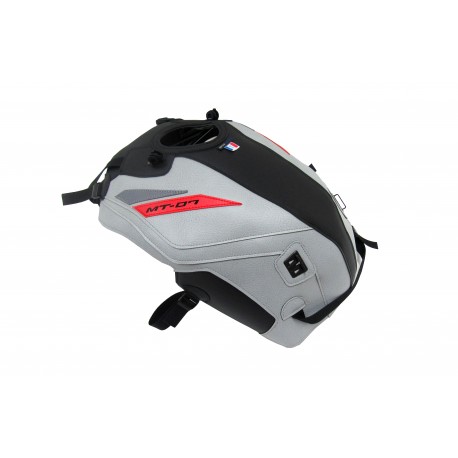 Tapis de reservoir BAGSTER YAMAHA MT-07 2019 NOIR MAT GRAINE/GRIS CLAIR/DECO ACIER/PERSICO