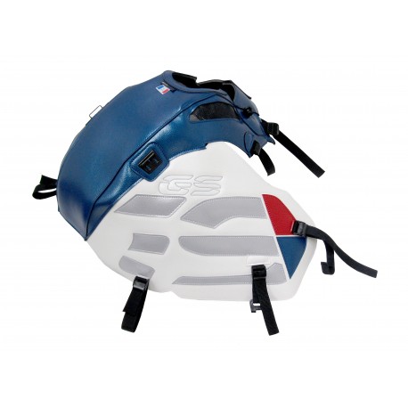 Tapis de reservoir BAGSTER BMW R1250GS ADVENTURE 2018-2019 AZUR NACRE/BLANC/DECO ARGENT/ROUGE Tapis de reservoir BAGSTER BMW R1250GS ADVENTURE 2018-2019 AZUR NACRE/BLANC/DECO ARGENT/ROUGE