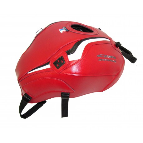 Tapis de reservoir BAGSTER HONDA CB500R 2018-2019 ROUGE DECO NOIR/BLANC