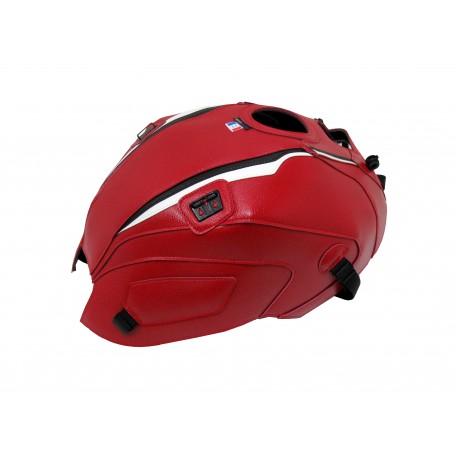 Tapis de reservoir BAGSTER HONDA CBR650R 2018-2019 ROUGE DECO NOIR/BLANC