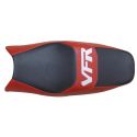 housse de selle bagster HONDA VFR750F 1997 ROUGE/NOIR/LETTRES BLANCHES
