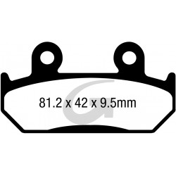 Plaquettes de frein moto sinter GOODRIDGE GH160