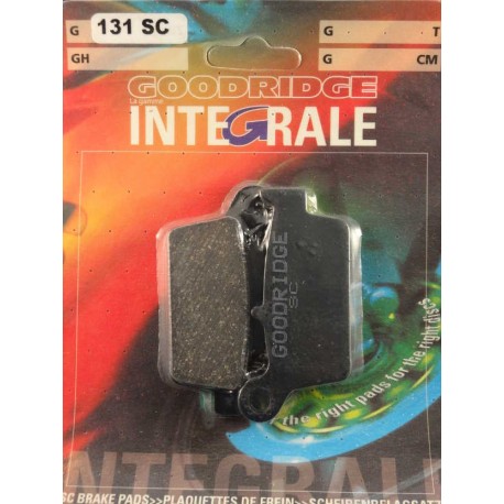 Plaquettes de frein moto organique GOODRIDGE G131SC