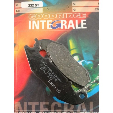 Plaquettes de frein moto organique GOODRIDGE G332SC