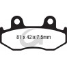 Plaquettes de frein moto organique GOODRIDGE G029T 1