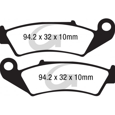 Plaquettes de frein moto organique GOODRIDGE G049ST