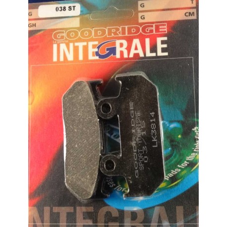 Plaquettes de frein moto organique GOODRIDGE G038ST