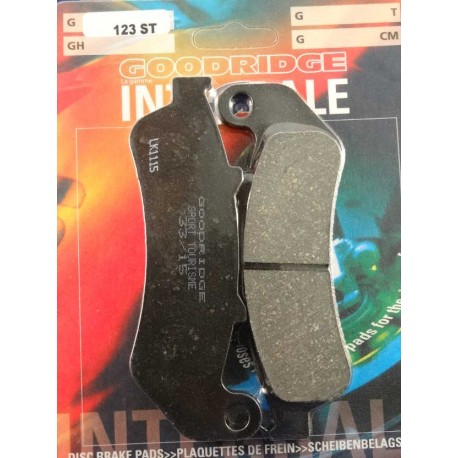 Plaquettes de frein moto organique GOODRIDGE G123ST