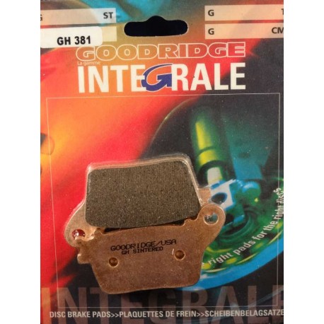 Plaquettes de frein moto sinter GOODRIDGE GH381
