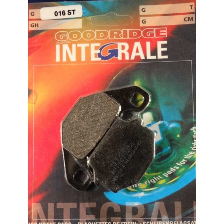 Plaquettes de frein moto organique GOODRIDGE G016ST