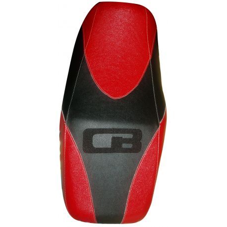 housse de selle bagster HONDA CB500 2003 BORDEAUX CLAIR/NOIR/LETTRES BLANCHES