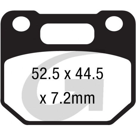 Plaquettes de frein moto organique GOODRIDGE G036ST