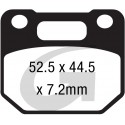Plaquettes de frein moto organique GOODRIDGE G036ST