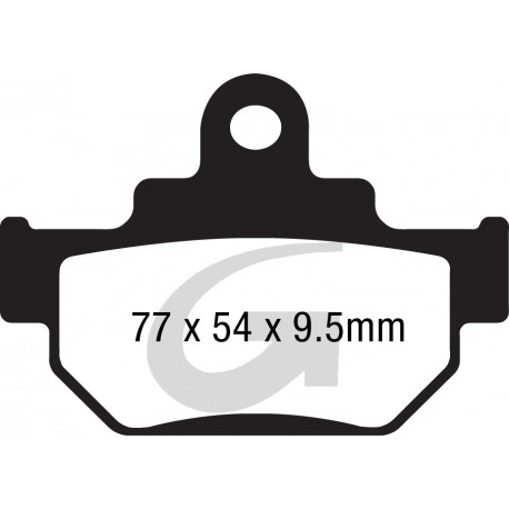Plaquettes de frein moto sinter GOODRIDGE G106CM