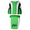 housse de selle bagster KAWASAKI ZX7R 2001-2002 VERT/BLANC/NOIR/LETTRES  NOIRES 0