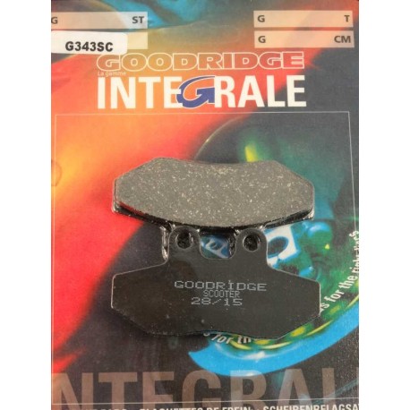 Plaquettes de frein moto organique GOODRIDGE G343SC
