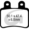 Plaquettes de frein moto organique GOODRIDGE G311ST