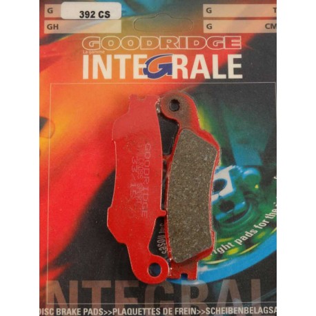 Plaquettes de frein moto organique GOODRIDGE G392CS