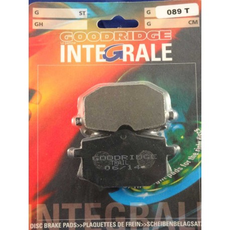 Plaquettes de frein moto organique GOODRIDGE G089T
