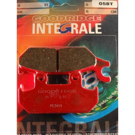 Plaquettes de frein moto organique GOODRIDGE G058T