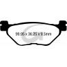 Plaquettes de frein moto organique GOODRIDGE G322ST 1