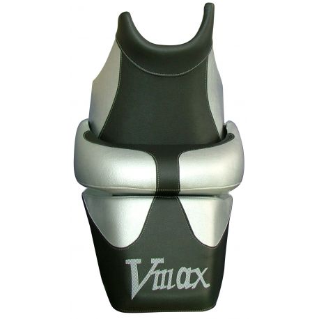 housse de selle bagster YAMAHA 1200 V-MAX 1999-2002 NOIR/ARGENT/LETTRES ARGENT