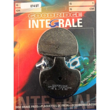 Plaquettes de frein moto organique GOODRIDGE G074ST
