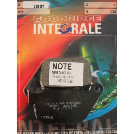Plaquettes de frein moto organique G339ST