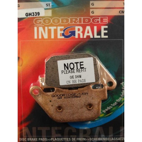 Plaquettes de frein sinter GOODRIDGE GH339