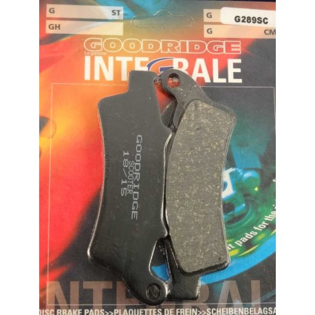 Plaquettes de frein moto organique GOODRIDGE G289SC