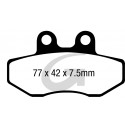Plaquettes de frein moto organique GOODRIDGE G138ST