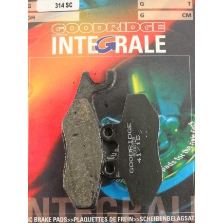 Plaquettes de frein moto organique GOODRIDGE G314SC