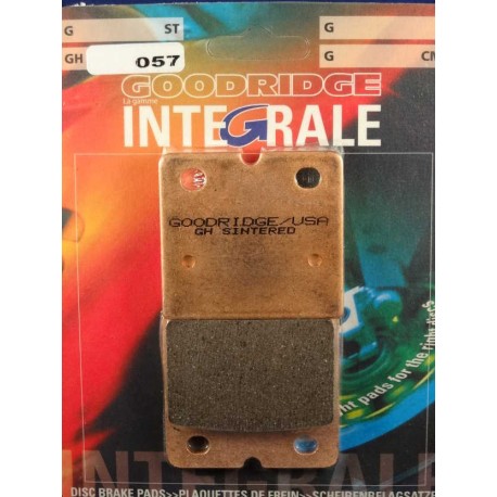Plaquettes de frein moto sinter GOODRIDGE GH057