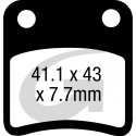 Plaquettes de frein moto organique GOODRIDGE G242SC